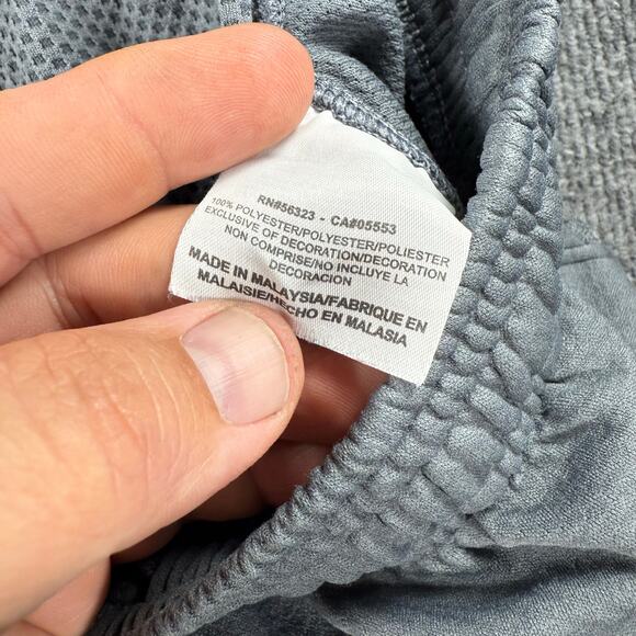 Nike Athletic Pants Men's Large Gray Dri-Fit Zippered Legs Running Basketball - Picture 7 of 10